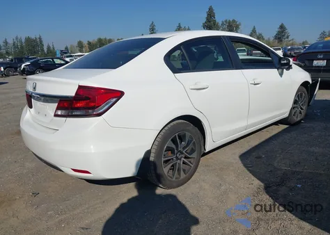 2014 Honda Civic Ex z USA, uszkodzony, nr VIN 19XFB2F83EE217554